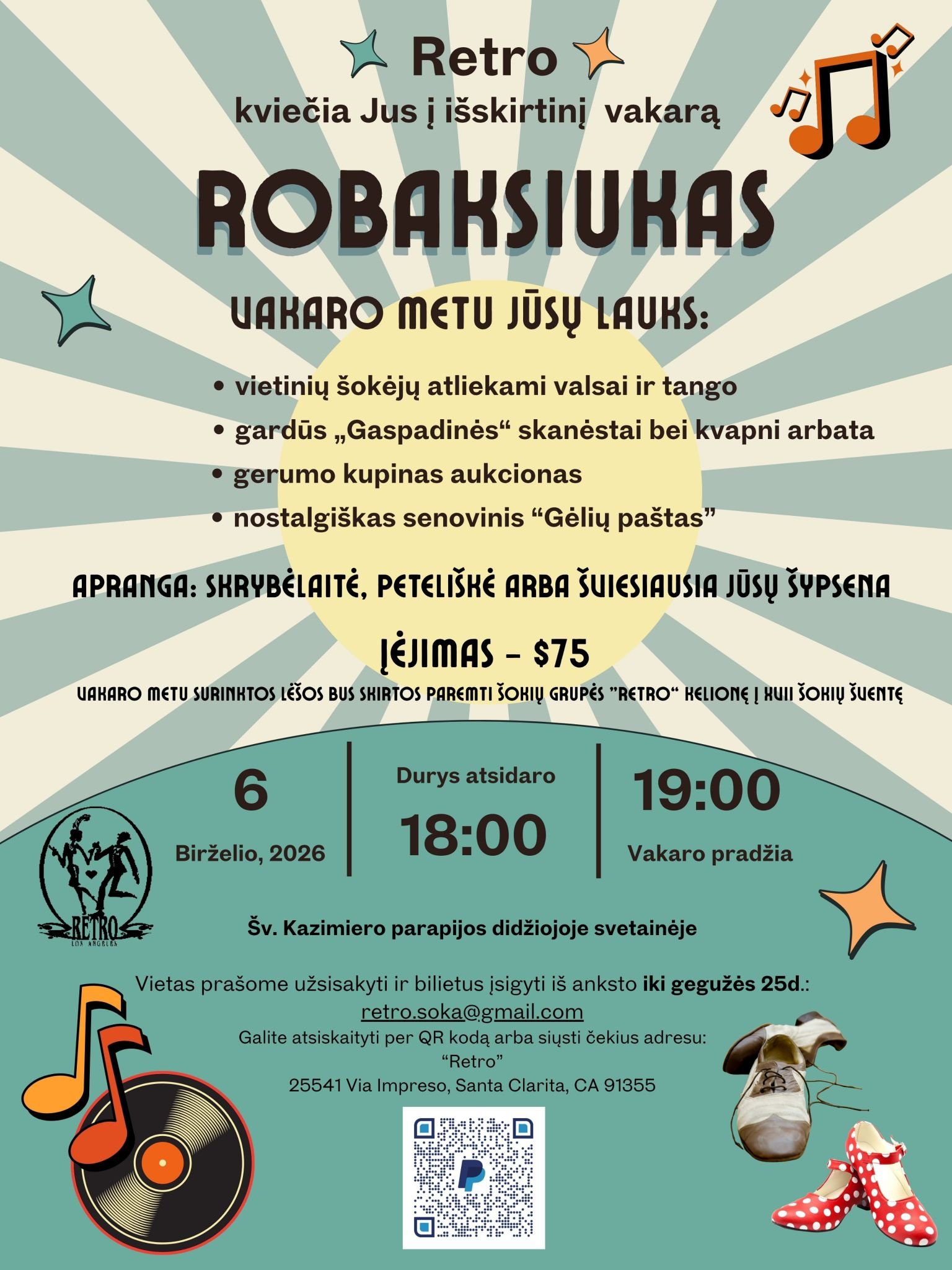 Retro vakaras