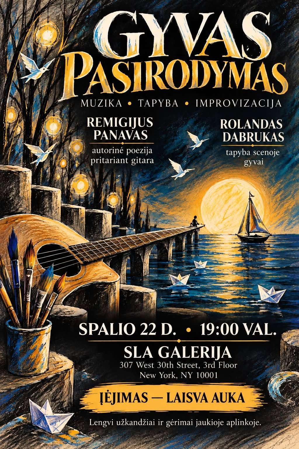 gyvas pasirodymas
